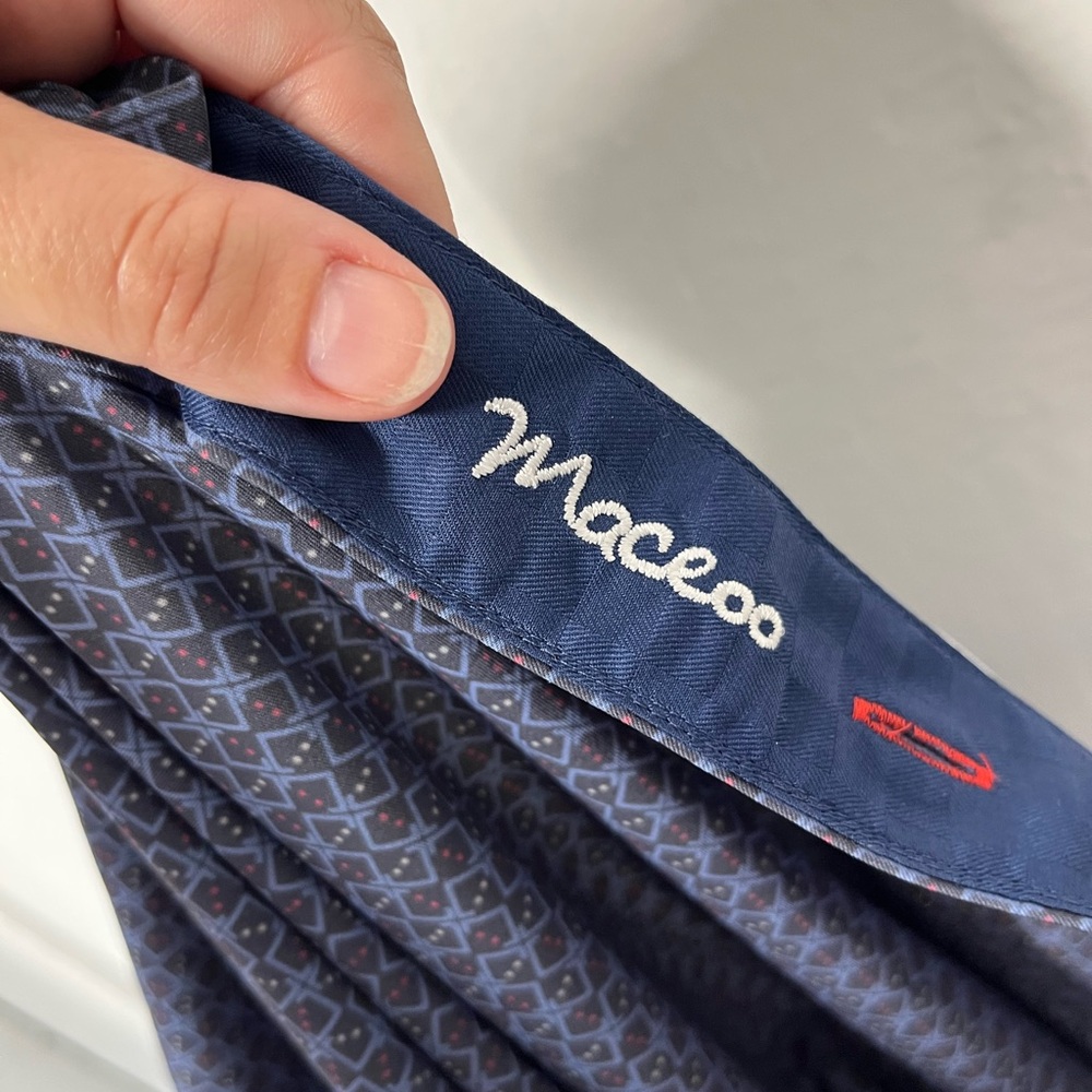 Maceoo Einstein Maze Gingham Blue Button Down Per… - image 8